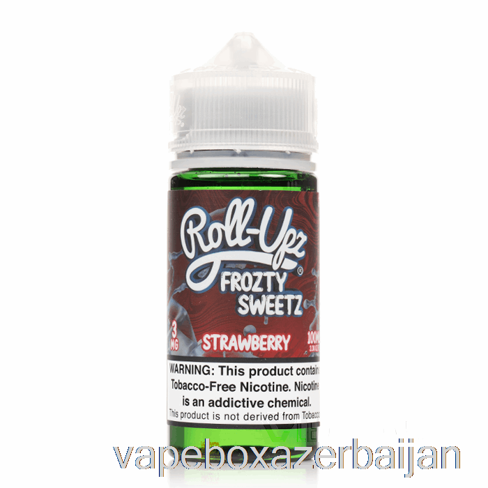 Vape Smoke Strawberry ICE - Juice Roll-Upz - 100mL 6mg